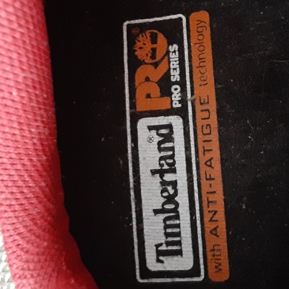 Timberland PRO Brown and Red Ankle SteelToe Boots NWOT SIZE11W - Picture 4 of 10